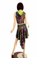 Dragon Tail Skirt & Crop Hoodie Set - Coquetry Clothing