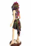 Dragon Tail Skirt & Crop Hoodie Set - 3