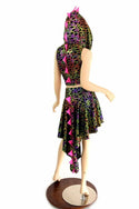 Dragon Tail Skirt & Crop Hoodie Set - 5