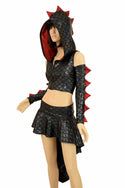Dragon Tail Skirt & Crop Hoodie Set - 7