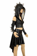 Dragon Tail Skirt & Crop Hoodie Set - 3