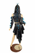 Dragon Tail Skirt & Crop Hoodie Set - 4