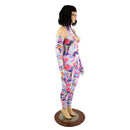 Dreamscape Catsuit & Matching Gloves Set - Coquetry Clothing