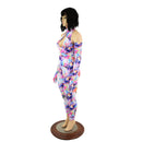 Dreamscape Catsuit & Matching Gloves Set - Coquetry Clothing
