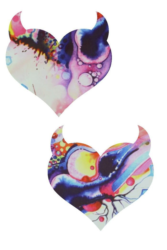 Dreamscape Devil Heart Pasties - Coquetry Clothing
