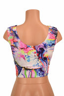 Dreamscape Lace Up Crop Tank - Coquetry Clothing