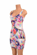 Dreamscape Thin Strap Tank Dress - Coquetry Clothing