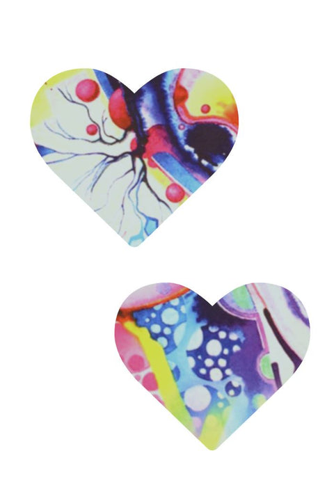 Dreamscape Heart Pasties - Coquetry Clothing