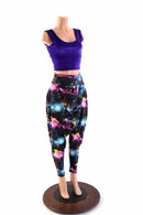 Drop Crotch Harem Pants with Pockets - Coquetry Clothing