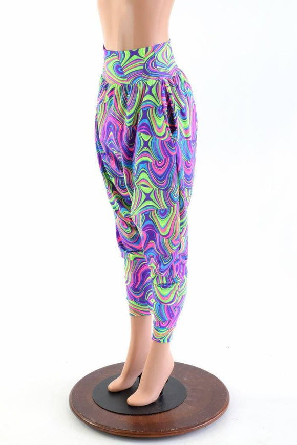 Drop Crotch Harem Pants with Pockets - Coquetry Clothing