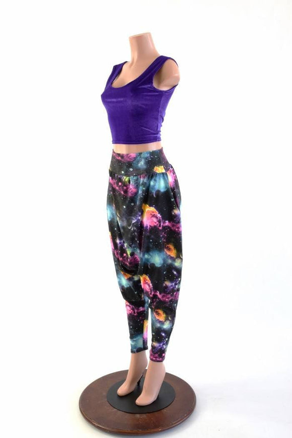 Drop Crotch Harem Pants with Pockets - Coquetry Clothing
