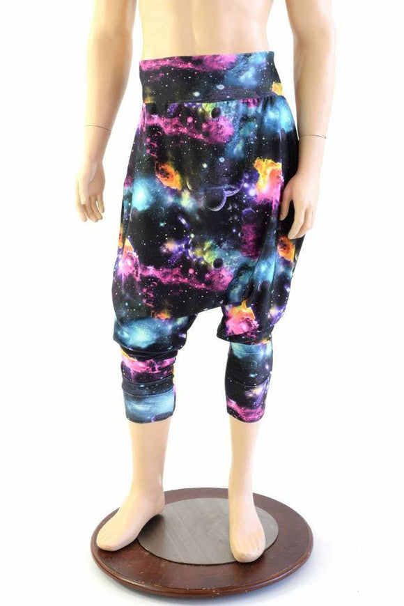 Drop Crotch Harem Pants with Pockets - Coquetry Clothing
