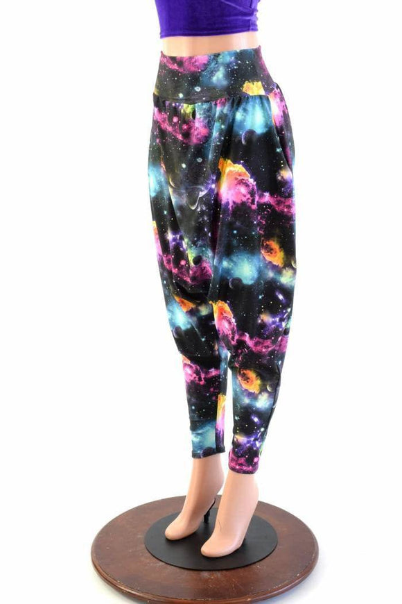 Drop Crotch Harem Pants with Pockets - Coquetry Clothing
