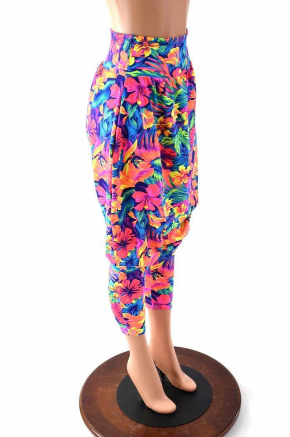 Drop Crotch Harem Pants with Pockets - Coquetry Clothing