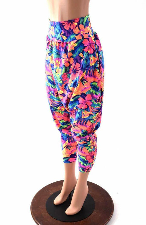 Drop Crotch Harem Pants with Pockets - Coquetry Clothing