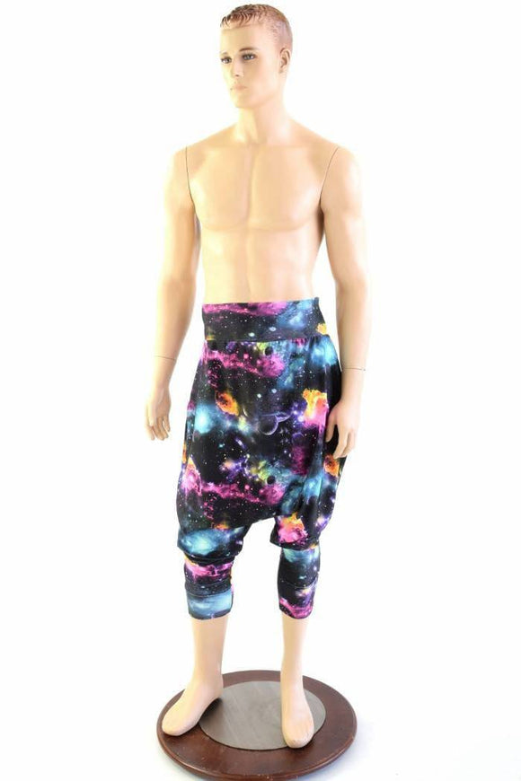 Drop Crotch Harem Pants with Pockets - Coquetry Clothing