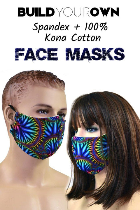 Build Your Own Spandex + 100% Cotton Face Mask - Coquetry Clothing