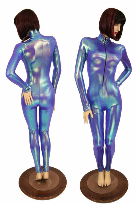 Moonstone Turtle Neck Catsuit - Coquetry Clothing