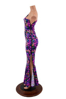 Fish Tail Gown with Fully Separating Burlesque Style Zipper - Coquetry Clothing
