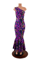 Fish Tail Gown with Fully Separating Burlesque Style Zipper - Coquetry Clothing