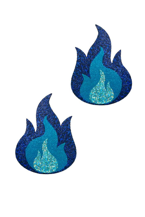 Cool Tone Flame Pasties - 1