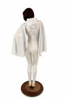 Flashbulb Catsuit with Fan Sleeve Wings - Coquetry Clothing