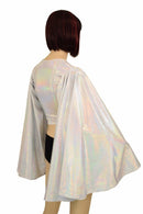 Flashbulb Fan Sleeve Crop Top - Coquetry Clothing