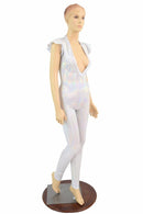 Flashbulb Flip Sleeve Plunging V Catsuit - Coquetry Clothing