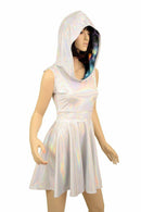 Flashbulb & Galaxy Hoodie Skater Dress - Coquetry Clothing