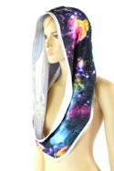 Flashbulb & Galaxy Reversible Infinity Festival Hood - 2