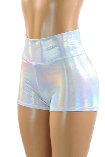 Flashbulb High Waist Shorts - Coquetry Clothing