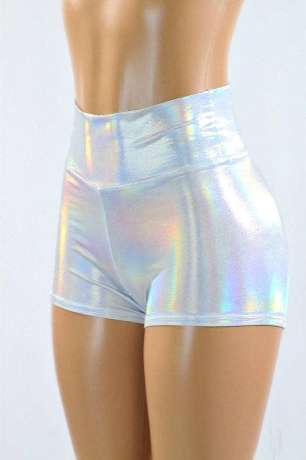 Flashbulb High Waist Shorts - 4