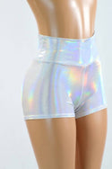 Flashbulb High Waist Shorts - 1