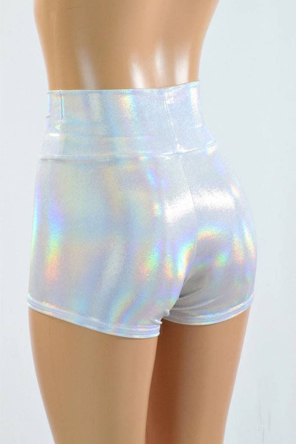 Flashbulb High Waist Shorts - 3