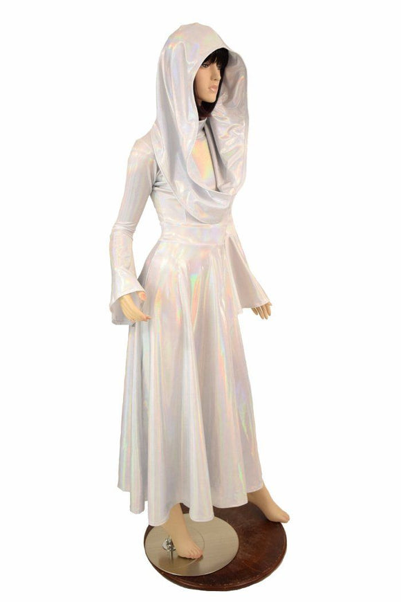 Flashbulb Holo "Space Princess" Gown & Hood - Coquetry Clothing