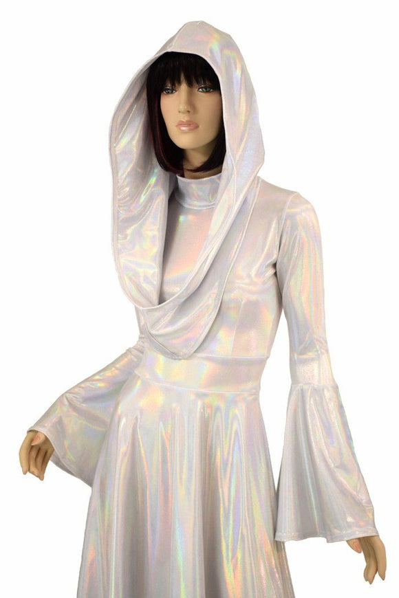 Flashbulb Holo "Space Princess" Gown & Hood - Coquetry Clothing