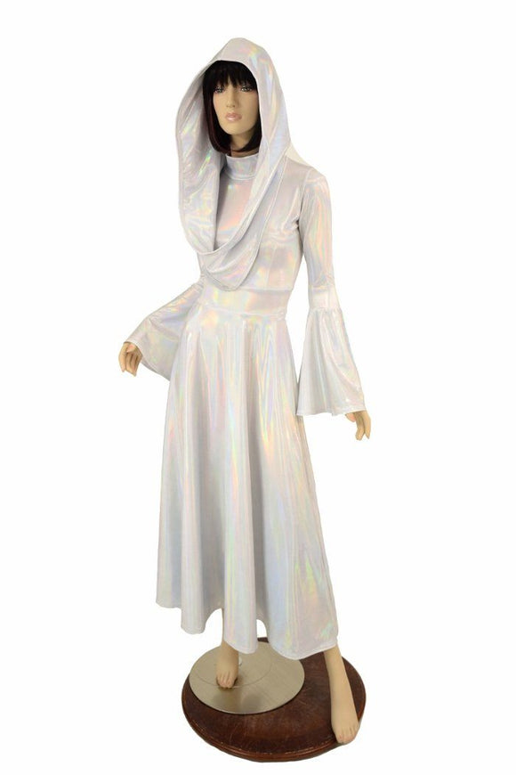 Flashbulb Holo "Space Princess" Gown & Hood - Coquetry Clothing