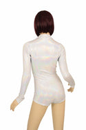 Flashbulb Holo "Stella" Zipper Romper - 3