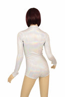 Flashbulb Holo "Stella" Zipper Romper - Coquetry Clothing