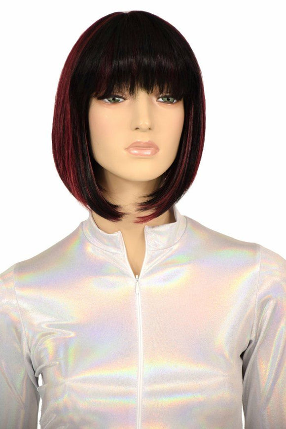 Flashbulb Holo "Stella" Zipper Romper - Coquetry Clothing