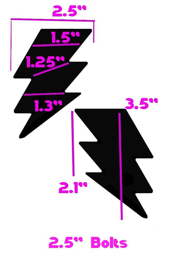 Flashbulb Holographic Bolt Pasties - 2