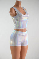 Flashbulb Holographic Fabric - Coquetry Clothing