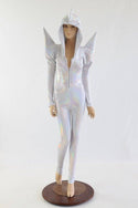Flashbulb Holographic Mega Shoulder Catsuit - 8