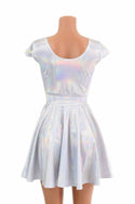 Flashbulb Holographic Skater Dress - 4