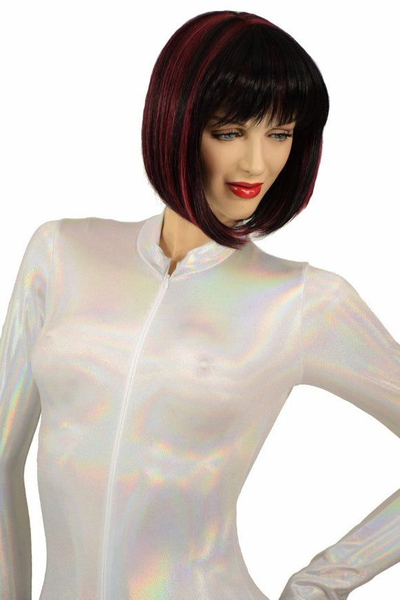 Flashbulb Holographic "Stella" Catsuit - Coquetry Clothing