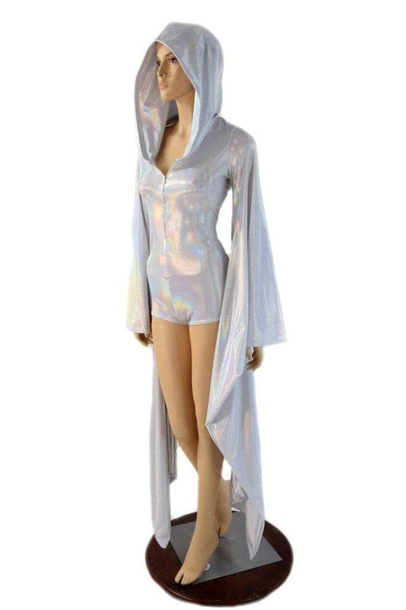 Flashbulb Kimono Sleeve Hoodie Romper - Coquetry Clothing