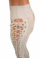 Flashbulb Lace Up Bell Bottom Flares - Coquetry Clothing