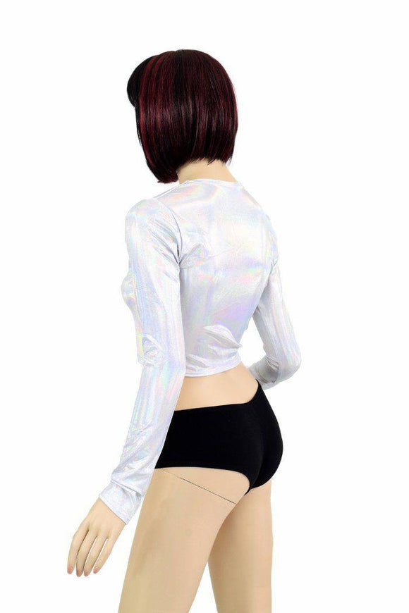 Flashbulb Long Sleeve Crop Top - Coquetry Clothing