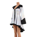 Flashbulb Pirate Coat with Star Noir Trim - Coquetry Clothing