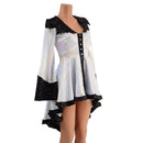 Flashbulb Pirate Coat with Star Noir Trim - Coquetry Clothing